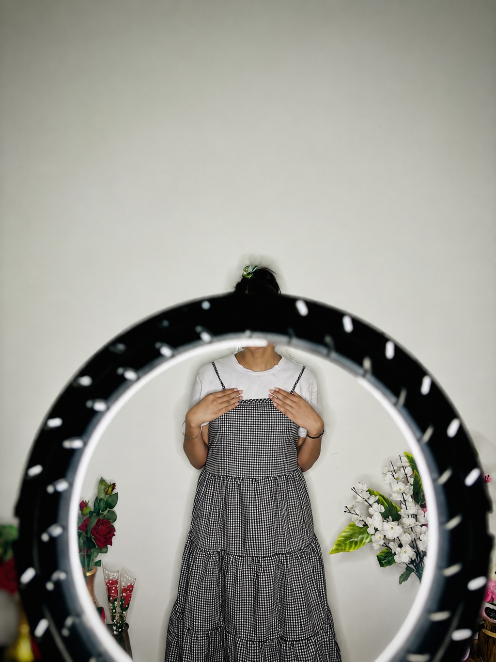 Gingham Tiered
Maxi Dress